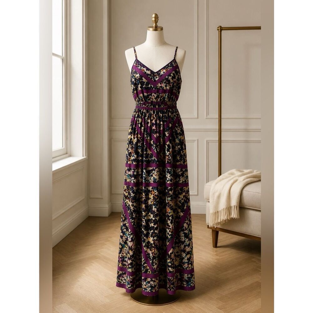 PURPLE MAXI DRESS BY XHILARATION S-SMALL